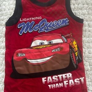 Lightning McQueen Red Tank Top